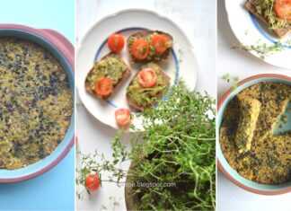 Wegański pasztet z kaszy jaglanej i quinoa z boczniakami