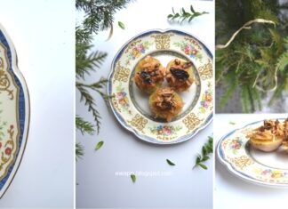 Smażona kiszona kapusta z burakiem + suszone kurki